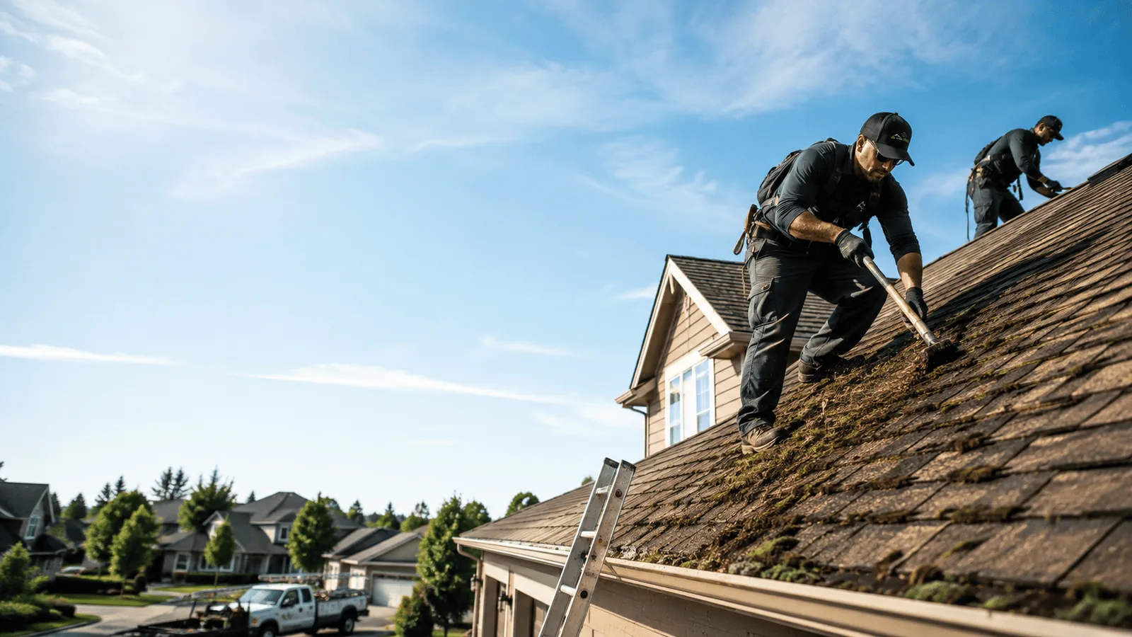 Roof Moss Removal in Evansville, AR near me